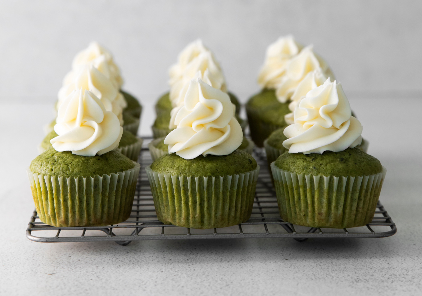 green tea cupcakes