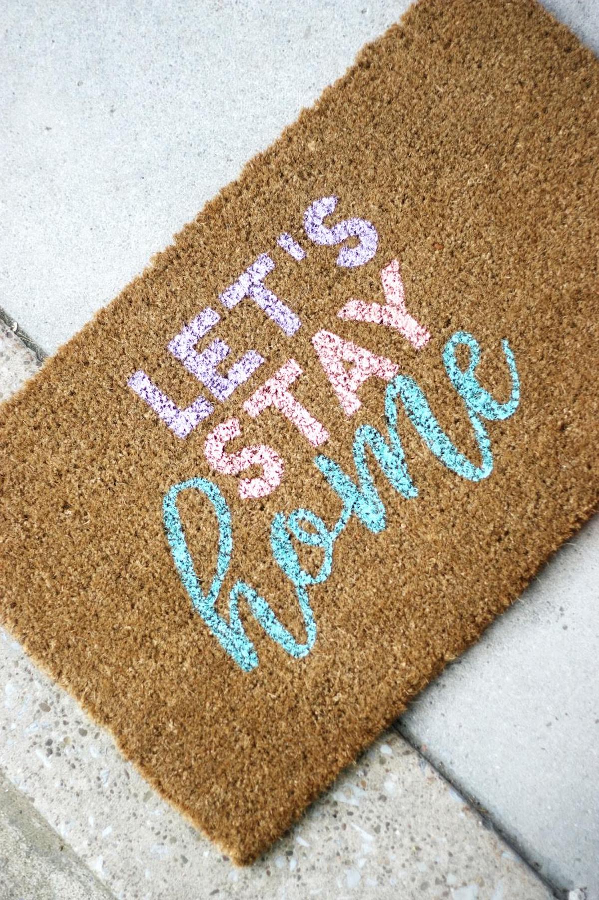 DIY doormat
